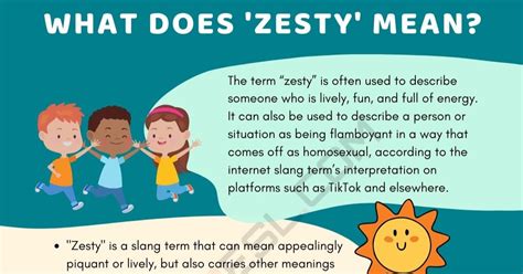 zesty guy meaning